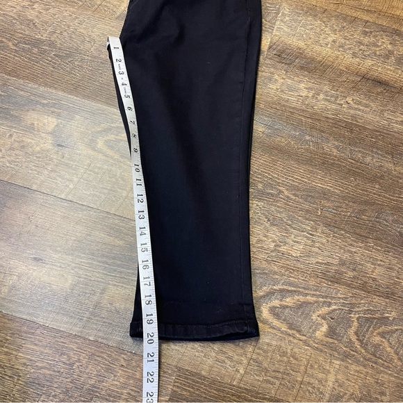 Judy Blue Jeans Capri Fit Womens Size 13/31 Skinny Capris Stretch Mid-Rise Black - Picture 7 of 9